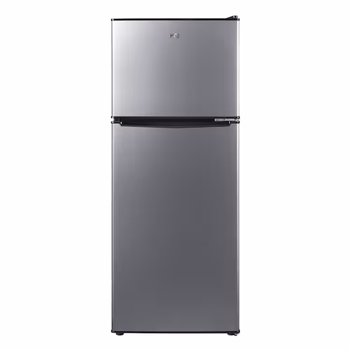 Geladeira Refrigerador Compacto HQ Defrost 140 Litros Preto/Inox